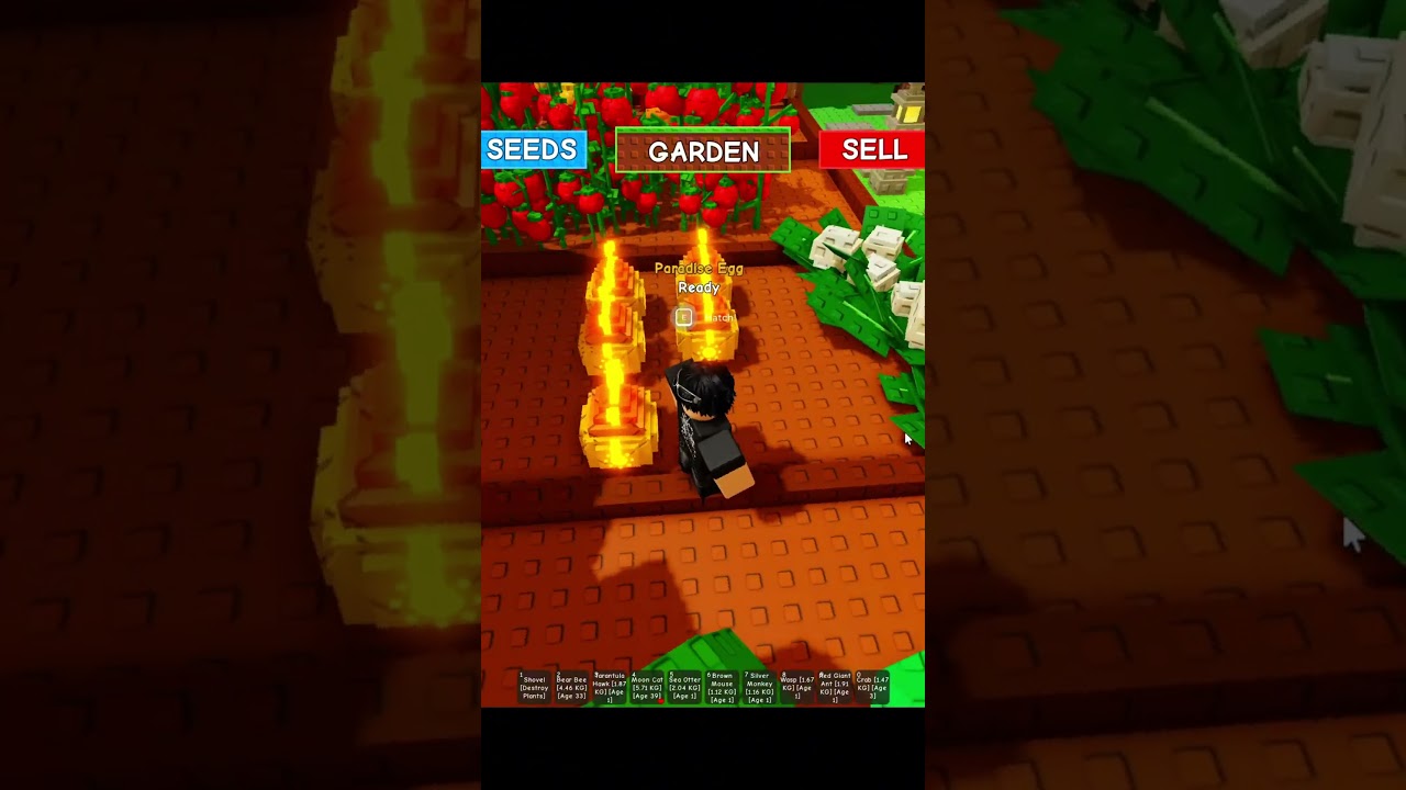 opening paradise eggs in grow a garden!