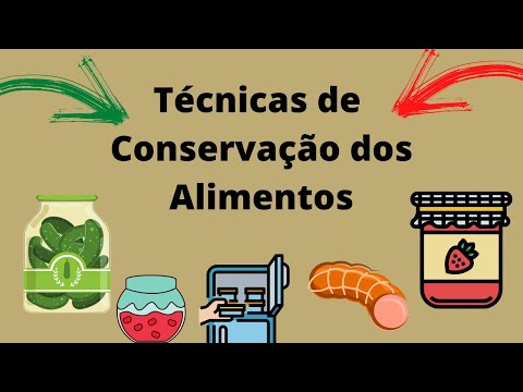 Vídeo: Qual técnica de preservação envolve aquecer os alimentos nas temperaturas de amanhã e depois resfriá-los imediatamente?