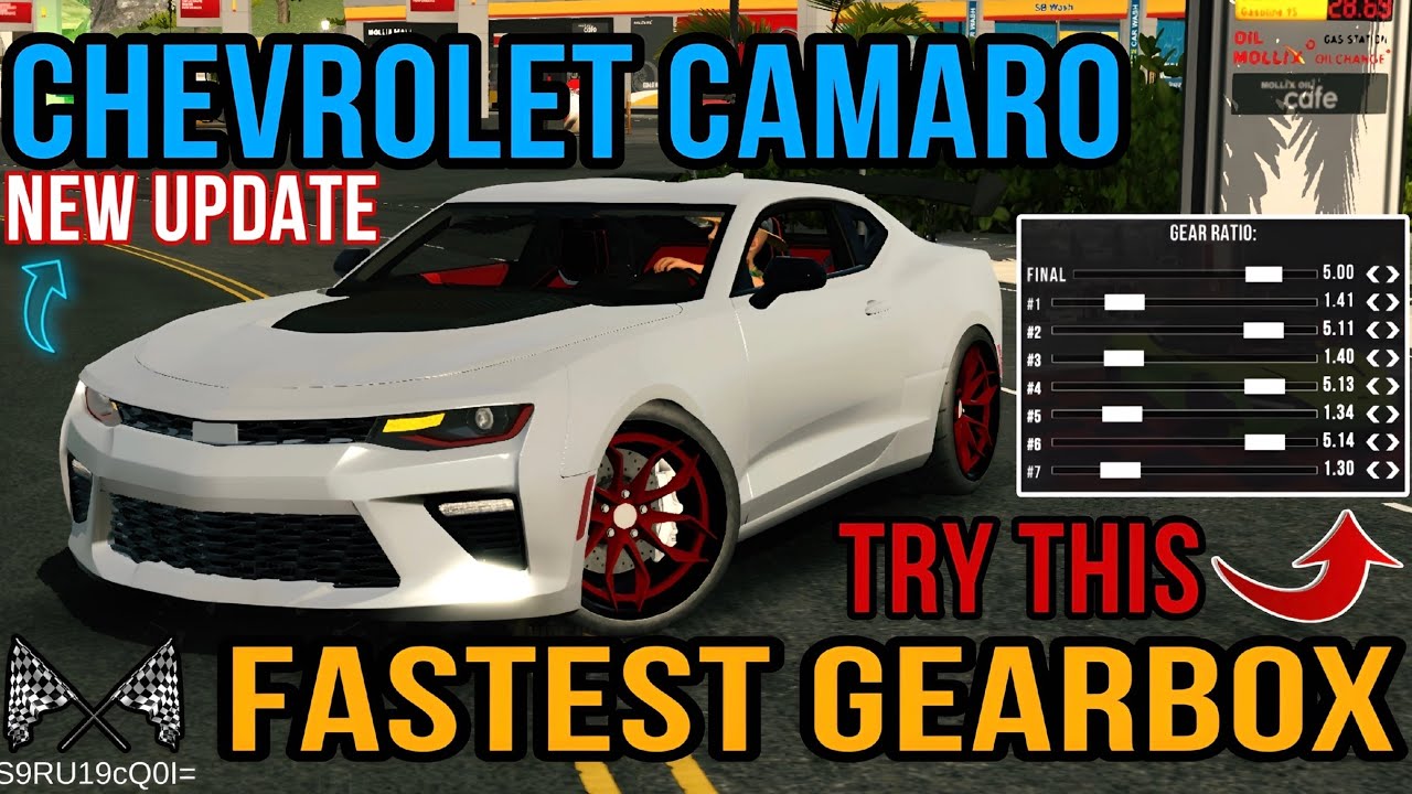 Chevrolet Camaro FASTEST Gearbox Settings With New Setup In Car Parking Multiplayer (New Update)