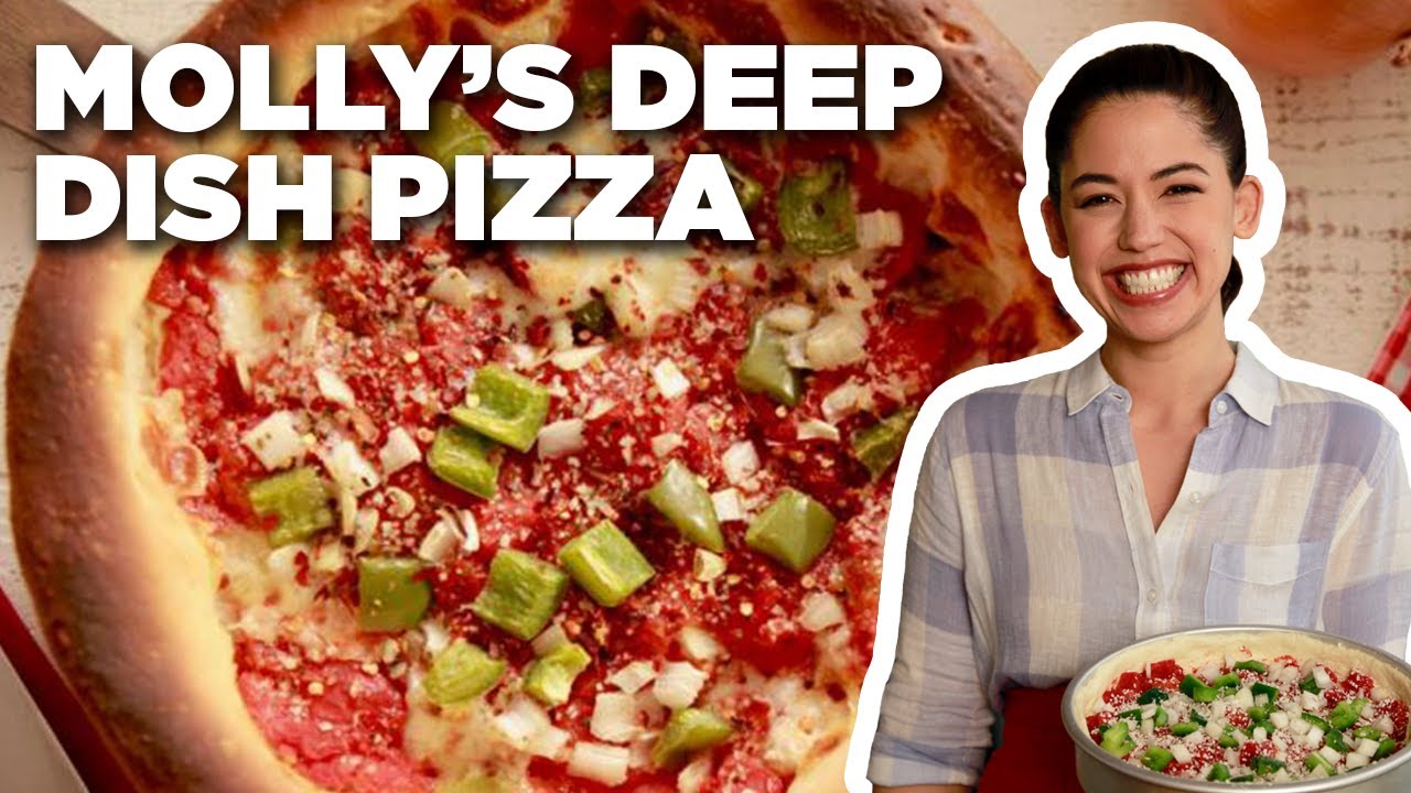 Molly Yeh's Sausage, Peppers and Onion Deep Dish Pizza Girl Meets