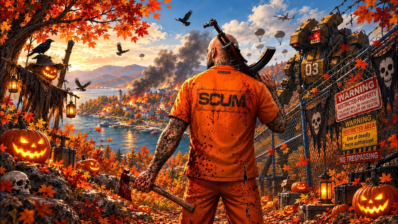A New Duo Adventure Begins in SCUM... | PvP Day 1 🧟🎃 w/ @Evatox ​