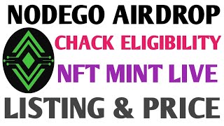 Nodego Airdrop New Update | Nodego Airdrop Allocation Check | Nodego Airdrop Listing | Nodego Price