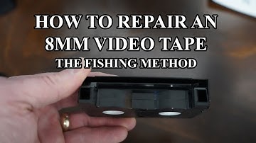 Hoe repareer je een 8mm-videoband?
