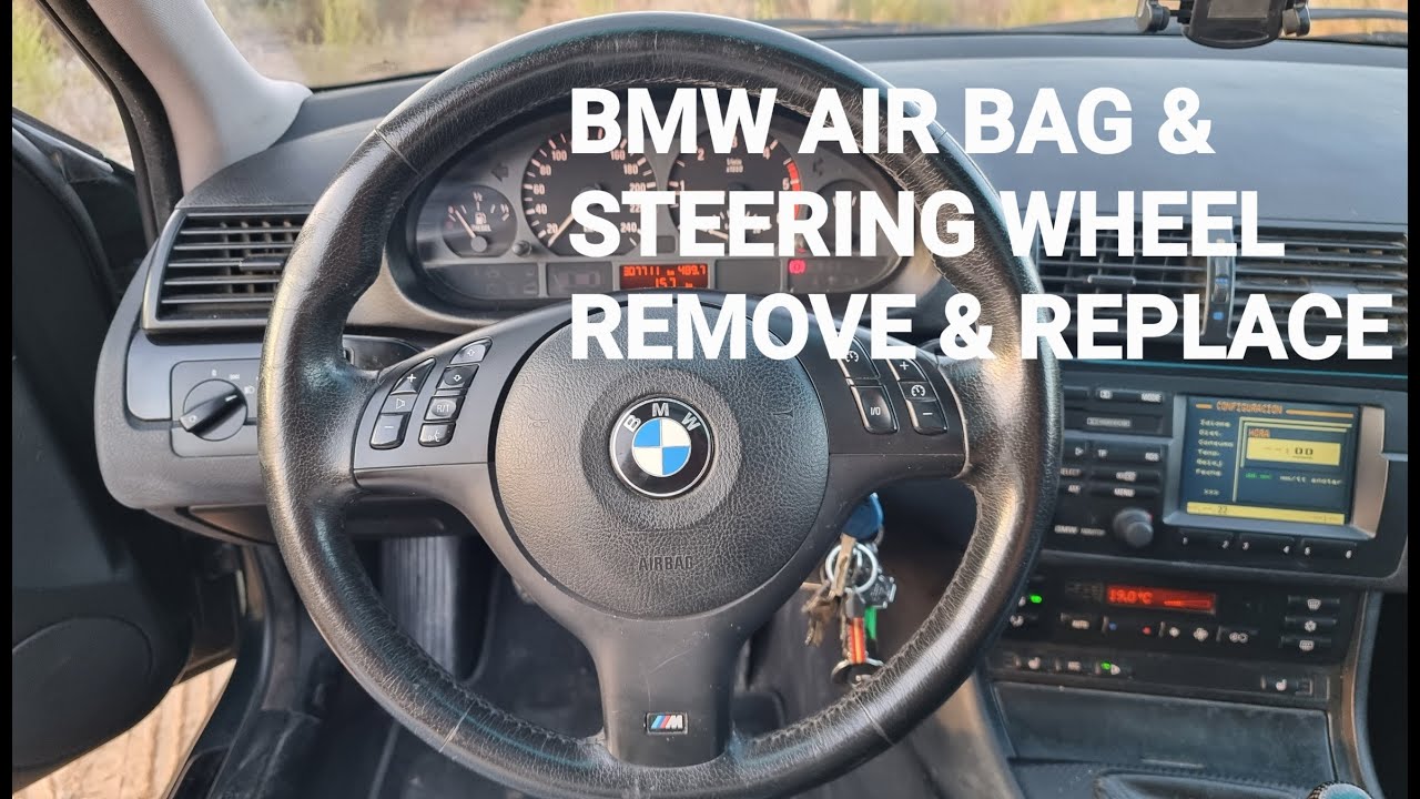 BMW E36 E39 E46 STEERING WHEEL & AIR BAG REMOVAL & REPLACEMENT