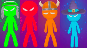 THE STICKMAN MINI GAMES TOURNAMENT Gameplay Walkthrough STICKMAN PARTY Android Game