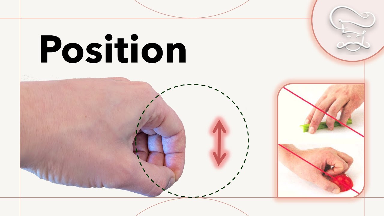 How to Hold Your Guide Hand.  Properly Using a Chef's Knife.  №5 | Mukhin