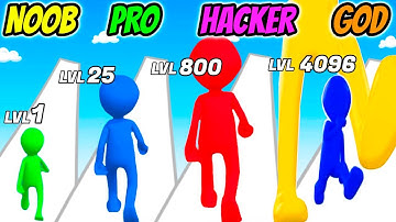 Scale Man Running - NOOB vs PRO vs HACKER vs GOD