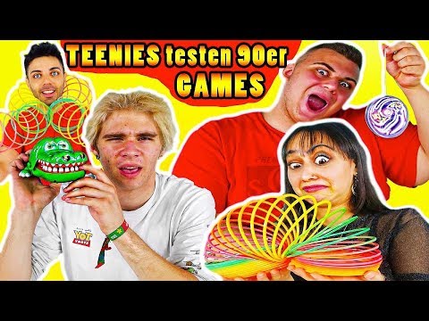 Teenager testen zum 1. Mal 90er SPIELZEUGE I Emrah