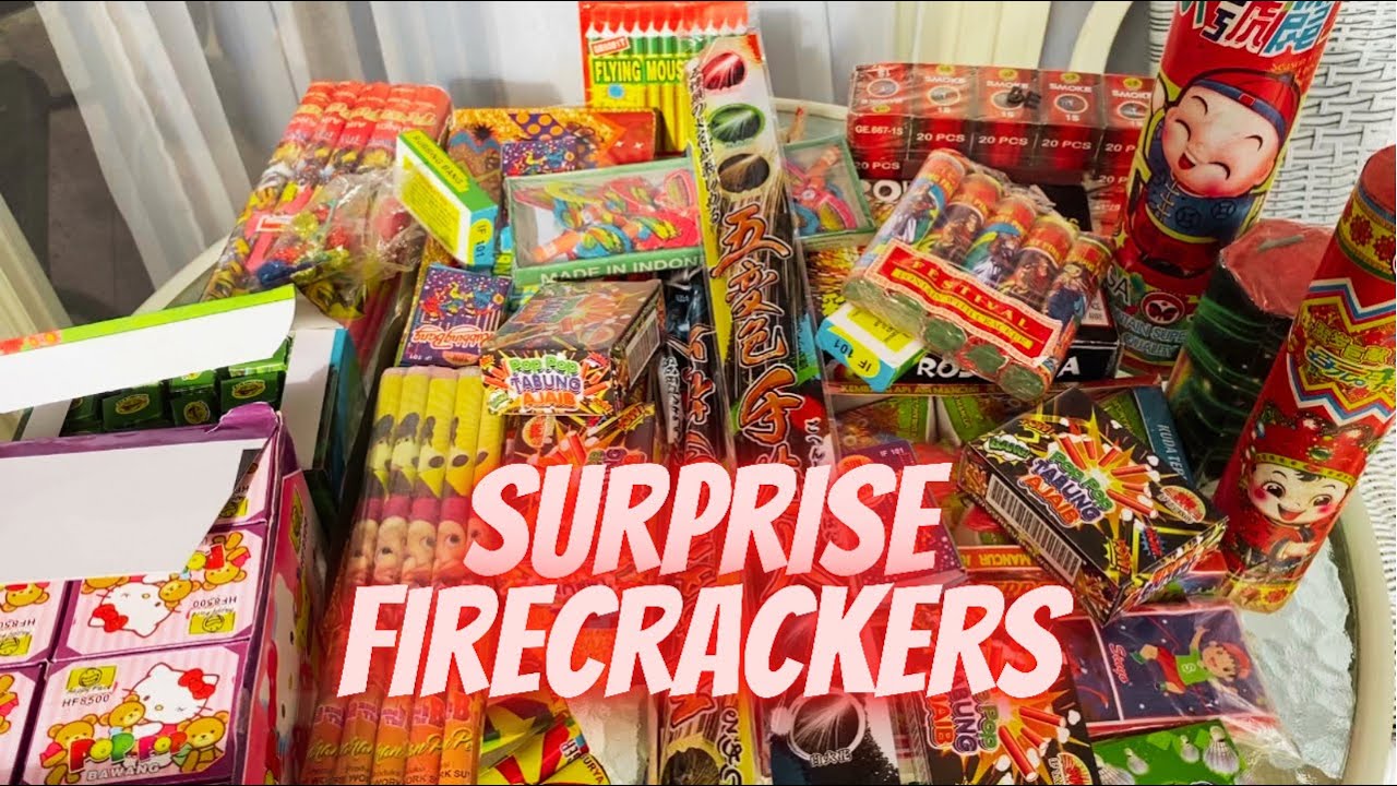 Much Firecrackers And Fireworks | Make A Surprise For Children - YouTube