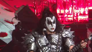 KISS *I LOVE IT LOUD*HEAVENS ON FIRE*TEARS ARE FALLING*WAR MACHINE*GENE FIRE*Springfield MO 2.18.20