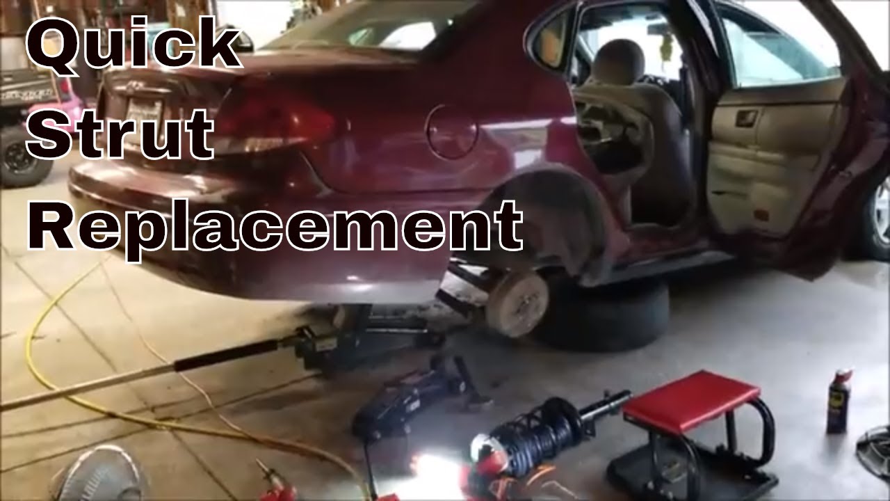 Ford Taurus Rear Strut Replacement - YouTube
