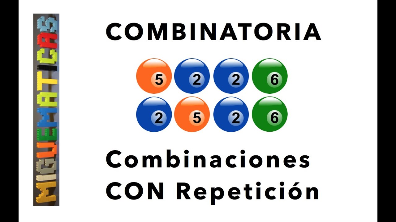 COMBINATORIA Combinaciones con Repetición YouTube COMBINATORIA Combinaciones con Repetición YouTube