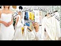 TRYING ON 5 WEDDING DRESSES FROM REFORMATION | sustainable wedding dress shopping