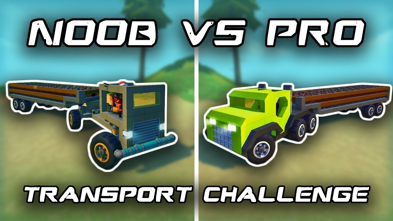 Download NOOB vs PRO: 18 Wheeler Explosive Cargo Challenge (Scrap Mechanic Gameplay)