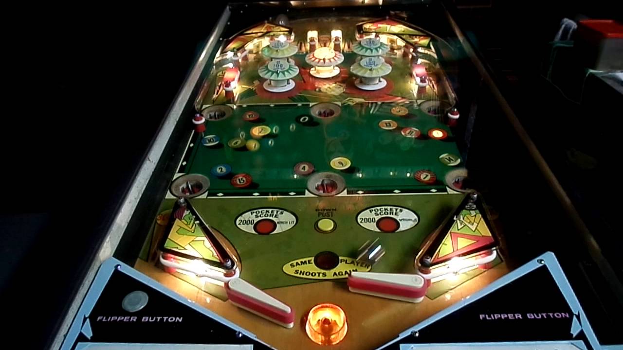 Williams 1971 Em Pinball Machine Solids N Stripes 1 Youtube