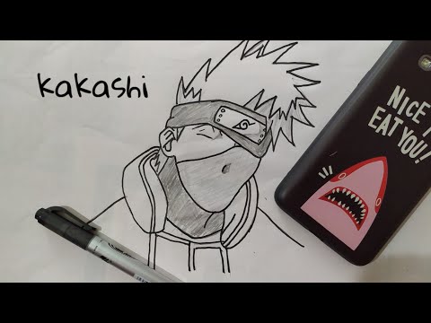 Video Cách vẽ Kakashi trong Naruto và vẽ đậm nhạt siêu dễ mà... - youtube