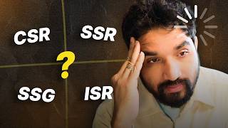 Which One Should You Use? CSR, SSR, SSG, or ISR 🤔? Rendering Methods Explained in Hindi | Day 24/100