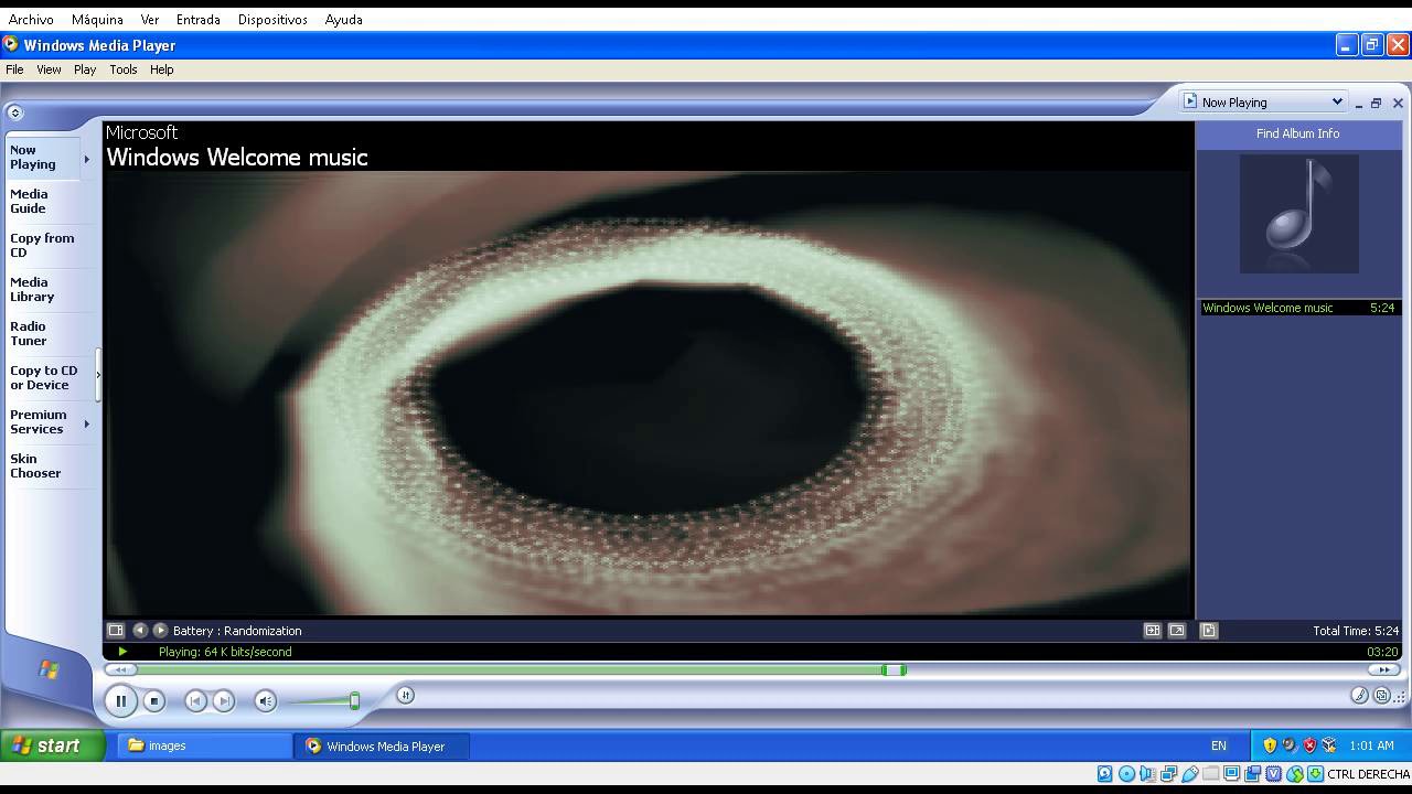 Windows XP Installation Music (Spectrum Analyzer) YouTube