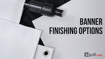 Finishing Options - Step and Repeat Banners from Sign11.com