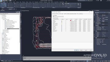 Editing the Surface Style in Civil 3D