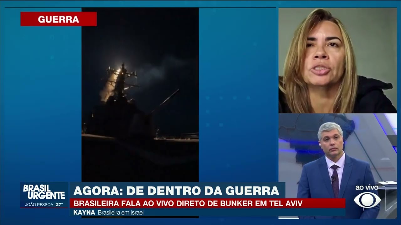 Brasileira em bunker Tel Aviv descreve momentos de pânico