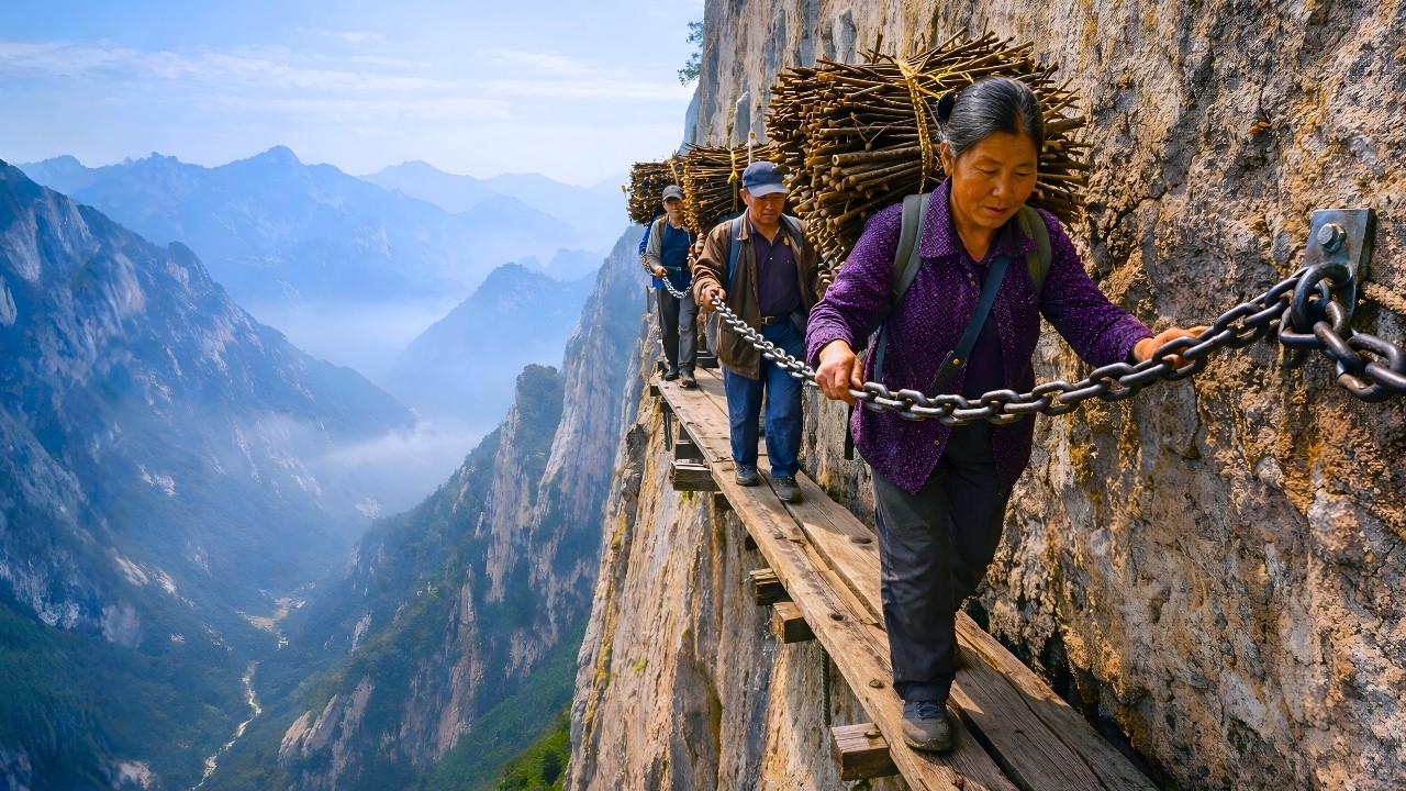 Impossible Places | World's Most Dangerous Roads Attraction Should Not Exist | 4k Travel Video