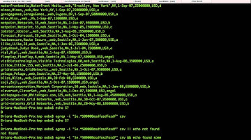 Breakfast Bash: grep, an ASCII file search tool - no audio