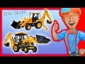Learn to count 1 to 10 with Backhoes | Number Rhymes for Children  - Blippi