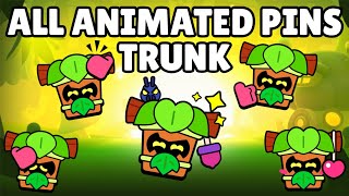 Trunk Pins (Animated) | Brawl Stars | Gray Screen 