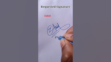 How to signature your name with Z letter?  ❤️