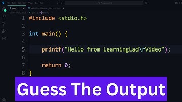 #1 : Guess the OUTPUT | C Programming Tutorial | Tricky Question and Answer