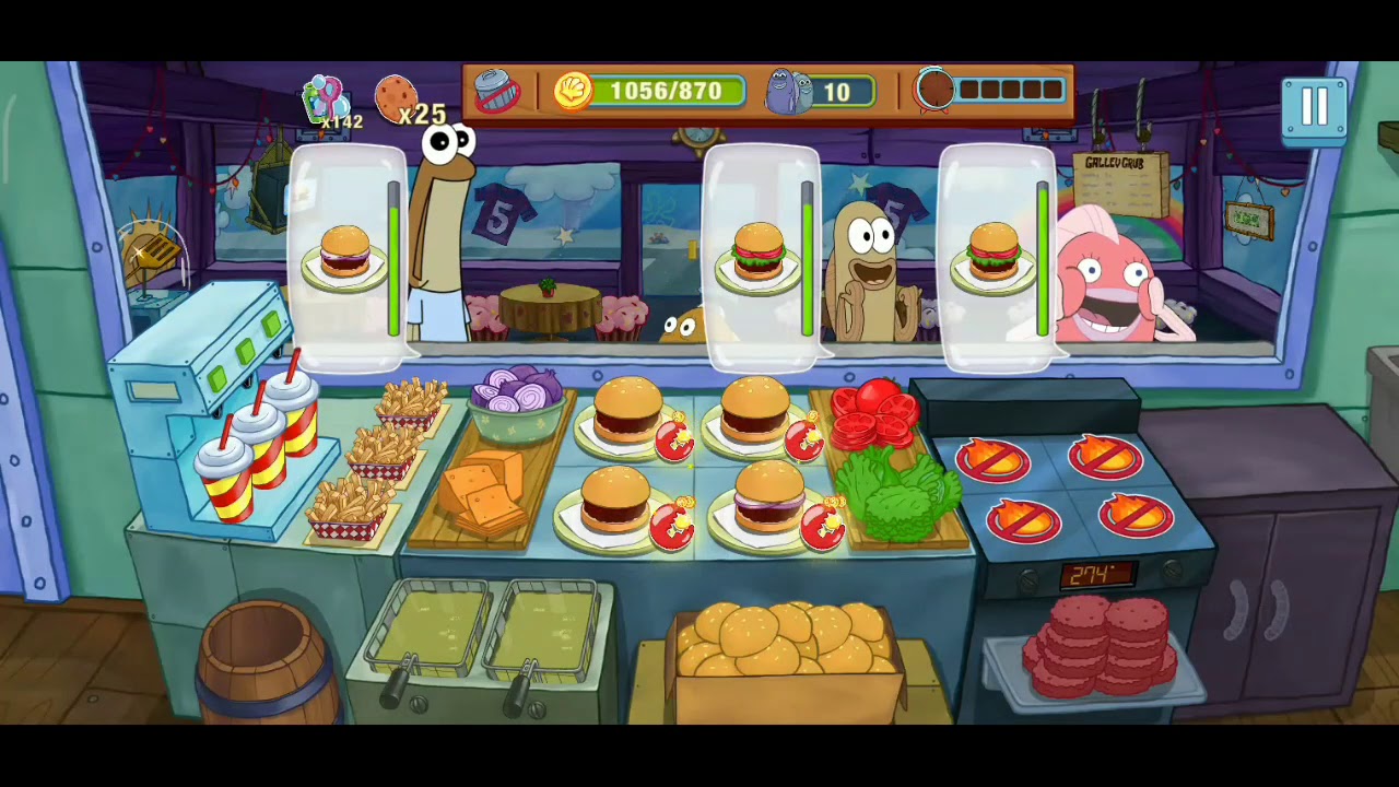  SPONGEBOB  krusty cook off offline  games  YouTube