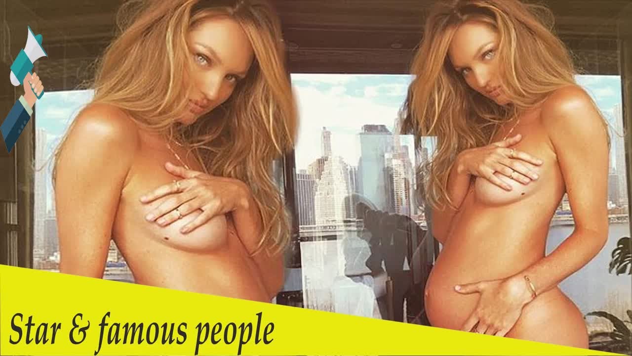 Candice Swanepoel Shares Her Huge Baby Bump In Quirky Instagram Snap