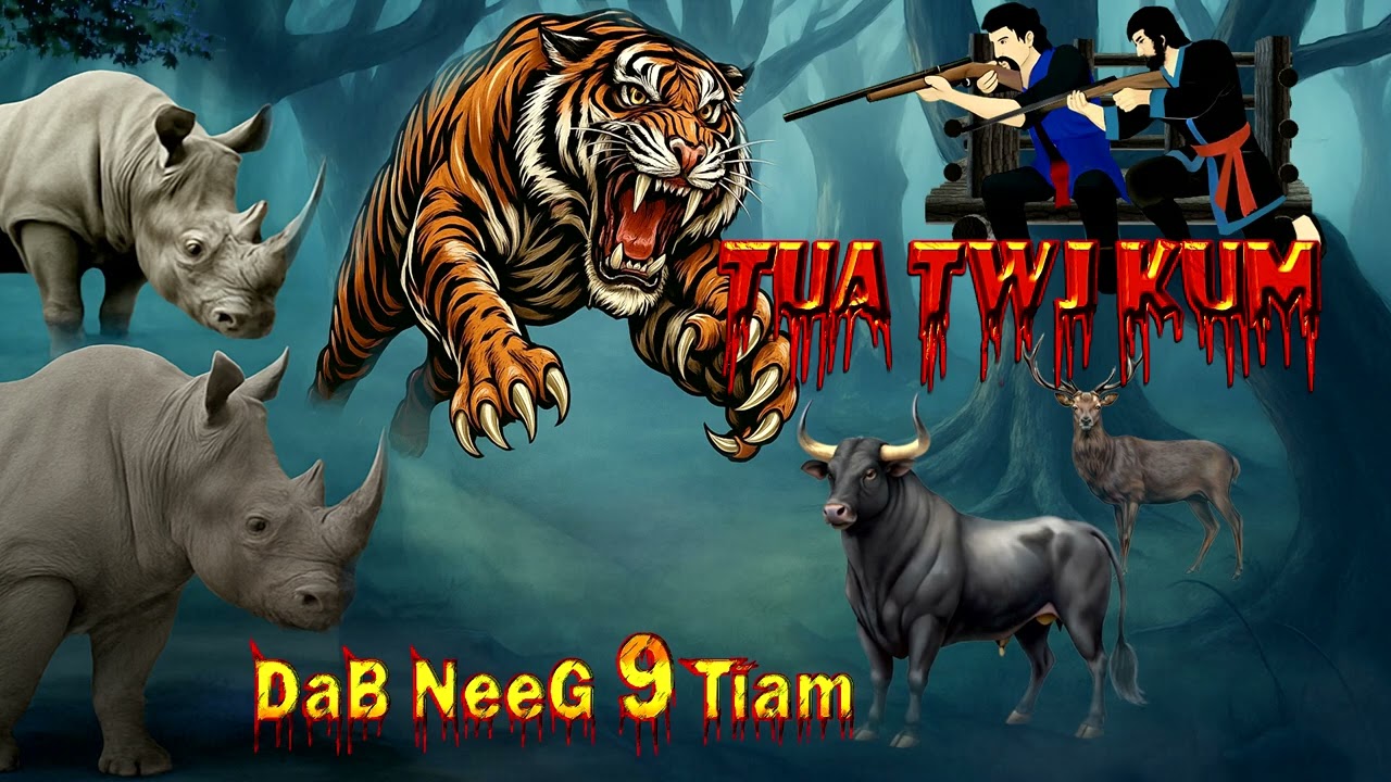 dab neeg 2 kwv tij raws tua twj kum txaus ntshai