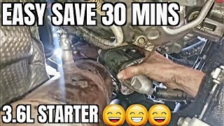 2011 2015 Dodge Durango Starter Replace How to Remove Install No Start Just Clicks 2013 2012 2014