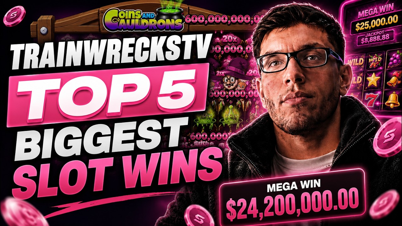 Top 5 Biggest TrainwrecksTV Slot Wins Ever