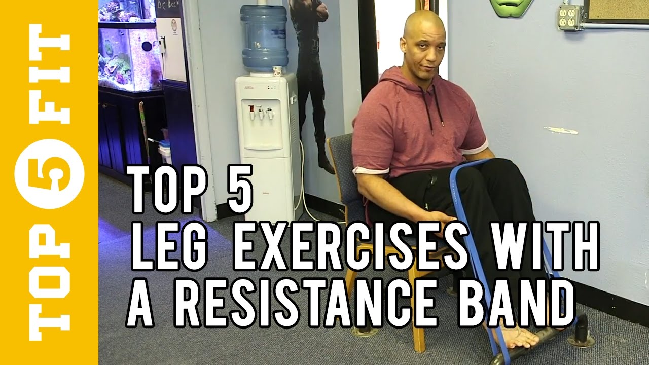 Top 5 Leg Exercises with a Resistance Band - YouTube