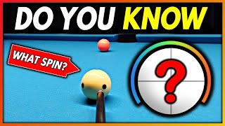 How To CONTROL The Cue Ball Using SPIN