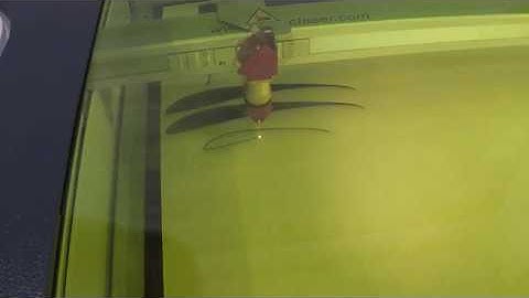 Our Trotec Speedy 400 Flexx Laser at work