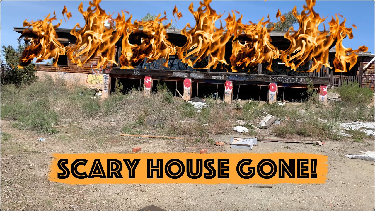 Scary House Burnt Down! San Diego Mountain Bike YouTube