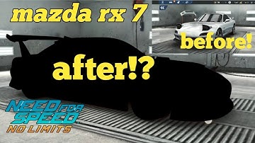 Building mazda RX7 NFS no limits (full upgrade)
