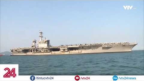 Tận mắt chiêm ngưỡng Tàu sân bay USS Carl Vinson - Tin Tức VTV24