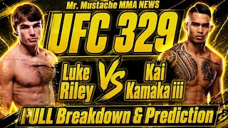 Luke Riley Vs Kai Kamaka iii | FULL Breakdown & Prediction | Mr. Mustache MMA NEWS