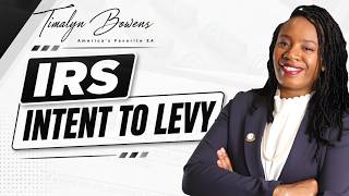 IRS Intent to Levy