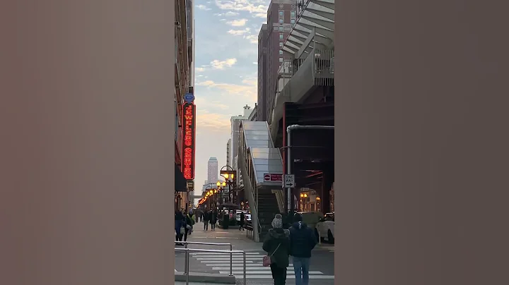 the chicago loop has many neon signs that can be seen on jewlers row #shorts