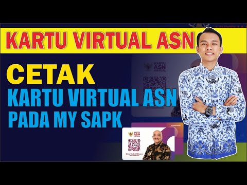 LENGKAP !! Langkah Cetak Kartu Virtual ASN Pada Aplikasi My SAPK BKN - Edit Kartu Virtual ASN