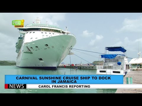 Carnival Sunshine Cruise Ship To Dock In Jamaica