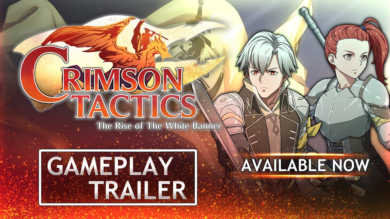 Crimson Tactics: The Rise of The White Banner - RELEASE GAMEPLAY TRAILER