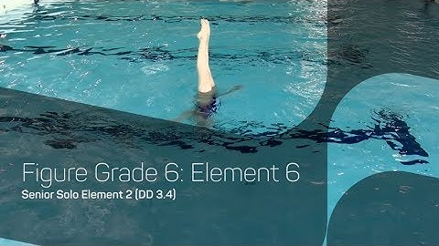 FINA Senior Solo Element 2 | Synchronised Swimming Figures