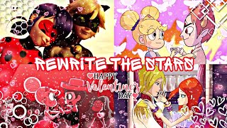 Happy Valentines Day - Rewrite The Starsclip - Adrinette, Ladynoir, Sky&Bloom, Starco, Star&Tom